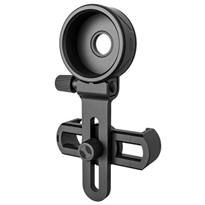 Abbildung von WELLDOER Handy Adapter Clip Halterung für Fernglas, Monokular Spektiv, Handyhalterung, Okular Objektiv Set