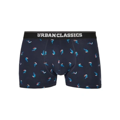 Abbildung von Urban Classics 3 PACK Panties, Herren, Größe: 4XL, Bird aop+boxer orange+charcoal