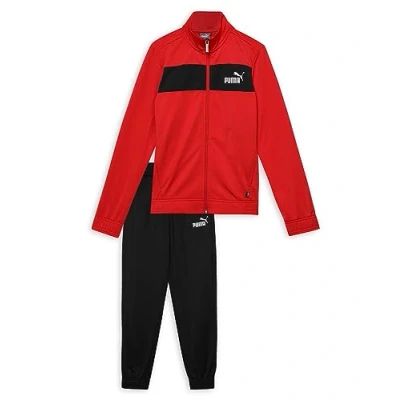Abbildung von Puma SUIT Unisex SET Trainingsanzug für Kinder, Größe: 152, High risk red