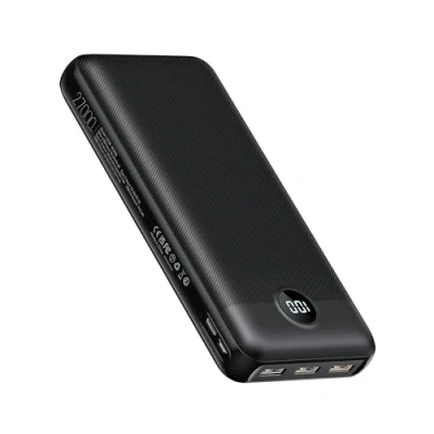 Abbildung von VEGER Power Bank 20W PD, Powerbank USB C Externer Handyakkus mit 4 Ausgängen und 2 Eingängen LED Tragbares Ladegerät,Kompatibel iPhone Samsung Huawei Tablet usw