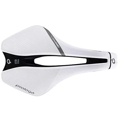 Abbildung von Prologo Nago Evo X8 CPC TIROX weiß schwarz, Halbrund XC Marathon (155mm), NAX8TN0WBC1 AM Rennradsättel