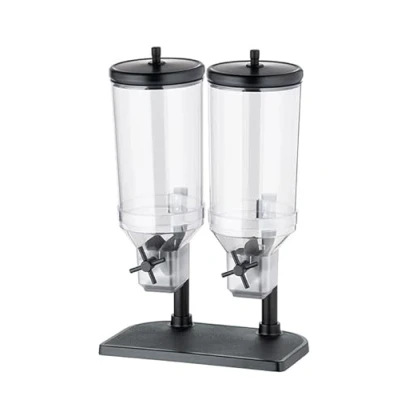 Abbildung von APS 11841 Cerealienspender Duo FRESH+EASY, 22 x 35 cm, H: 52 Behälter aus SA, Deckel 18/8 Edelstahl