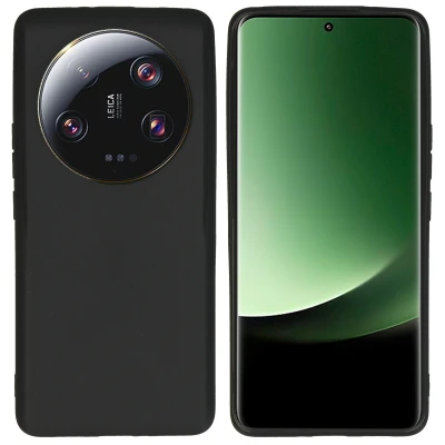 Abbildung von Xiaomi 13 Ultra Hülle Silikon iMoshion Soft Case/Backcover Handyhülle Schwarz