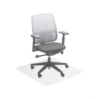 Abbildung von Relaxdays Bodenschutzmatte Bürostuhl, 90 x cm, PVC Bodenunterlage Laminat, Parkett, Fliesen, rutschfest, transparent