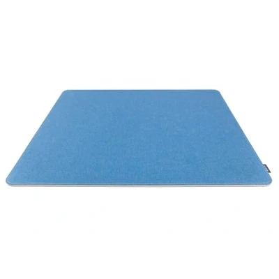 Abbildung von SIGEL SA202 Schreibtischunterlage, recyceltes PET + PP, hellblau, dunkelgrau, beidseitig verwendbar, 60 x 45 cm
