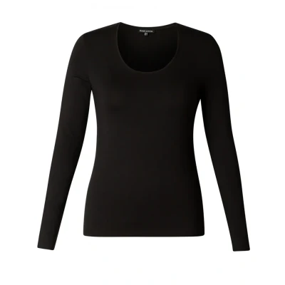 Abbildung von BASE Level YASO Langarmshirt, Damen, Größe: 42, Black