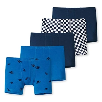 Abbildung von Schiesser Jungen 5 Pack Boxershort Unterhosen 95/5 Organic Bio Baumwolle Größe 92 bis 140