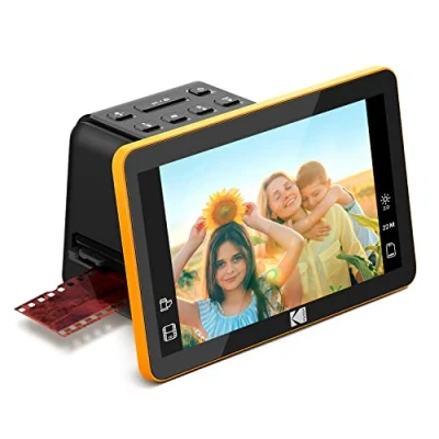Abbildung von Kodak Slide n SCAN Scanner de Film numérique Max 7&quot; Grand écran LCD convertit Les négatifs Couleur en 22MP HD &amp; b JPEG, Schwarz, RODFS70