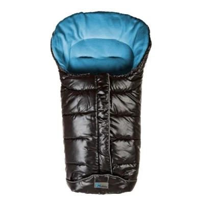 Abbildung von AltaBeBe AL2224 33 Winterfußsack glänzend, Deluxe Linie schwarz blau