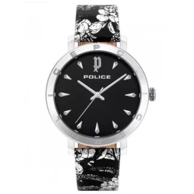 Abbildung von Police Unisex Erwachsene Analog Quarz Uhr mit Leder Armband PL16033MS.02