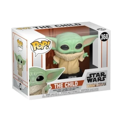 Abbildung von Funko Actionfigur POP Star Wars Mandalorian The Child Grogu, mit Wackelkopf