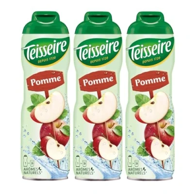 Abbildung von 3 Sirup Apfel Teisseire x 0,6L