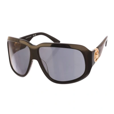 Abbildung von LONGCHAMP Damen LO736S 001 Sonnenbrillen Acetat Schwarz Grau Wraparound Normal