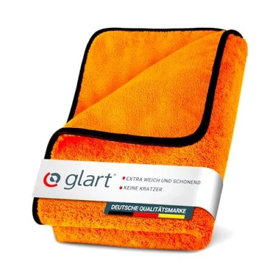 Abbildung von Glart 44WG Auto Trockentuch XXL Microfasertuch Autopflege Poliertuch 60x90cm Mikrofasertuch (70% Polyester, 30% Polyamid, 60x90 cm)