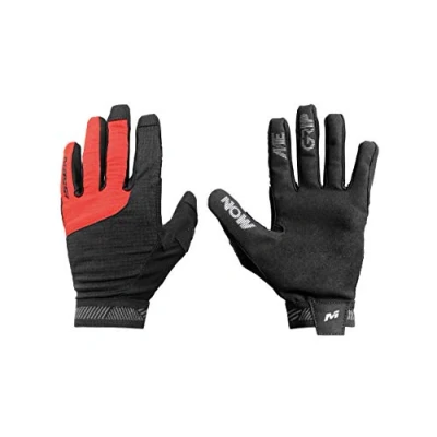 Abbildung von Massi Single Track Fahrradhandschuhe, Schwarz/Rot, X Small