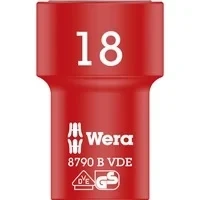 Abbildung von VDE Zyklop Steckschlüssel Einsatz, 18mm, 3/8&quot;
