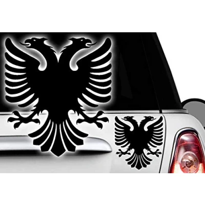 Abbildung von HR WERBEDESIGN 3X Albania Aufkleber Sticker Shqipëria Albanien Kosovo Bosnien Mazedonienv XXX