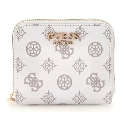 Abbildung von Guess Laurel Small ZIP Around Geldbörse white, Damen, Größe: One Size, White