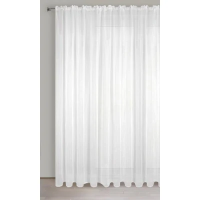Abbildung von Eurofirany Lucy Voile Vorhang, Weiß, 350 x 150 cm