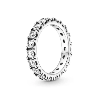 Abbildung von Pandora Sparkling ROW Eternity Ring, Damen, Größe: 56, Sterling silver