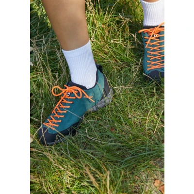 Abbildung von Scarpa Mojito Trail GTX Hikingschuh, Damen, Größe: 37.5, Botanic green/orange pop Schuhe