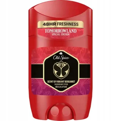Abbildung von Old Spice Rock Deo Stick für Männer, 6x50ml, 48H Frische, langanhaltender Duft in Parfümqualität, 0% Aluminiumsalze, keine Flecken auf Schwarz &amp; Weiss, hergestellt aus 50% recyceltem Plastik