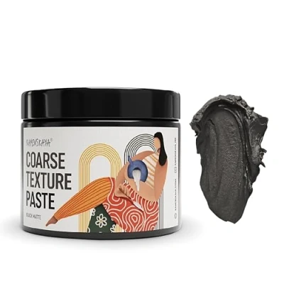 Abbildung von Kamenskaya Strukturpaste Grob Schwarze Modellierpaste 500 ml (870 g)