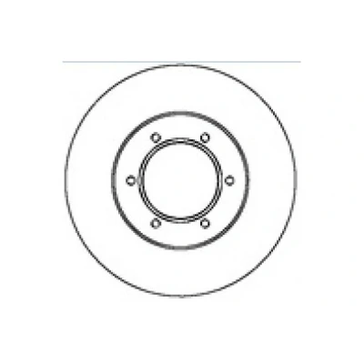 Abbildung von MAPCO 15281 Bremsscheibe Vorderachse 258 26 6 Belüftet