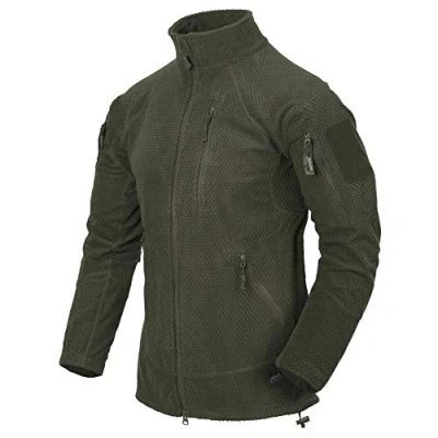 Abbildung von Helikon Tex Boys Alpha Tactical Grid Fleece Jacke Green, Olive GRÜN, M/Regular