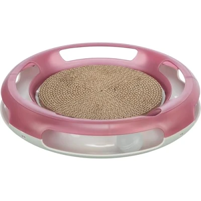 Abbildung von Trixie Katzenspielzeug Race &amp;amp Scratch, Kunststoff, ø 37 cm