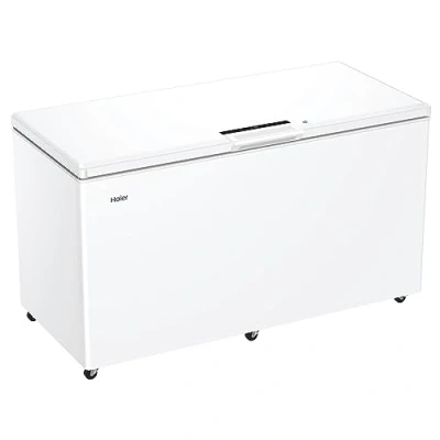 Abbildung von Haier HCE520E Gefrierschrank, 508 Liter, statisch, antibakteriell, temperaturregulierbar, LED Licht, Klasse E, 154,5 x 75 89 cm, Weiß