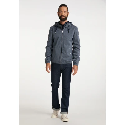 Abbildung von DREIMASTER maritim Herren Funktionsjacke XXL / Marine Melange 65% Polyester 35% Viskose
