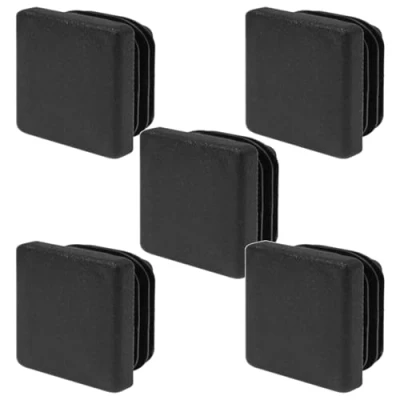 Abbildung von 5x LAMELLENSTOPFEN QUADRATROHRE STOPFEN ROHRAUßEN ENDKAPPEN SCHWARZ 15x15 BIS 60x60MM (19.1x19.1mm)