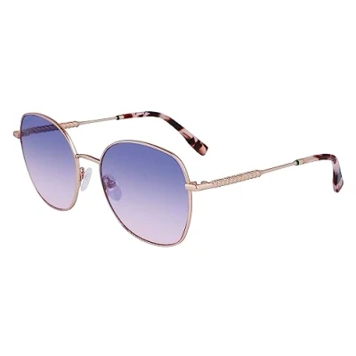 Abbildung von Lacoste Unisex L257S Sunglasses, 714 Matte Rose Gold, 56