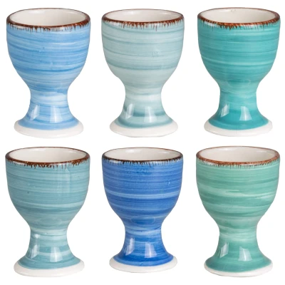 Abbildung von Studio Tavola Eierbecher Ocean Blue 6 Stück