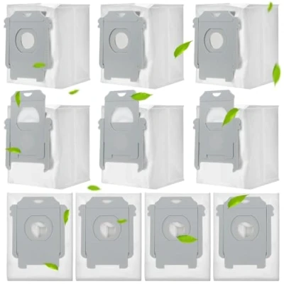 Abbildung von Rebirthcare 10 Stück i7 s9+ Beutel für iRobot i7+ plus s9 j7 j7+ e5 e6 e7 Clean Base Absaugstation Ersatzt Staubbeutel Ersatzteile Roomba