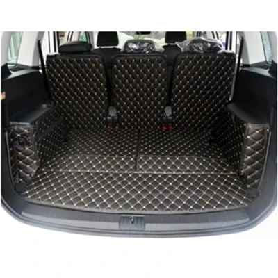 Abbildung von Kofferraumwanne Für VW Touran 7 Sitze 2022 2021 2020 2019 2018 2017 2016 Kofferraum Teppiche Cargo Liner Styling Gepäck Abdeckungen Auto Stamm Matten Kfz Ladungseinlagen