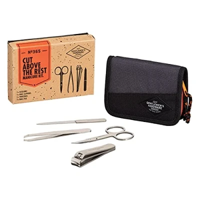 Abbildung von Gentlemen&#039;s Hardware Maniküre Set, Schwarz