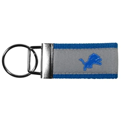 Abbildung von Siskiyou Sports NFL Detroit Lions gewebter Schlüsselanhänger, Einheitsgröße, Teamfarben
