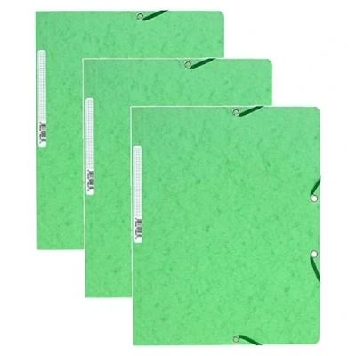 Abbildung von Exacompta Eckspannmappe Nature Future A4 Manila Karton 400g hellgrün