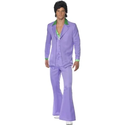 Abbildung von Smiffys Kostüm 70er Jahre Disco Checker, Travolta bekommt Konkurrenz auf dem Dancefloor!