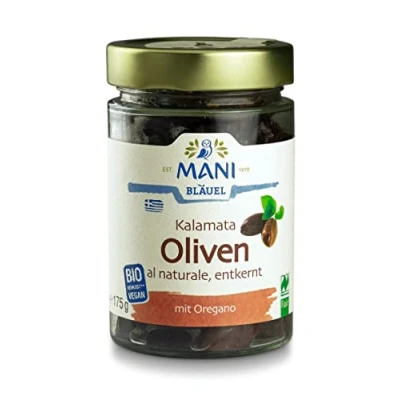 Abbildung von Mani Bläuel Bio Kalamata Oliven 175 g