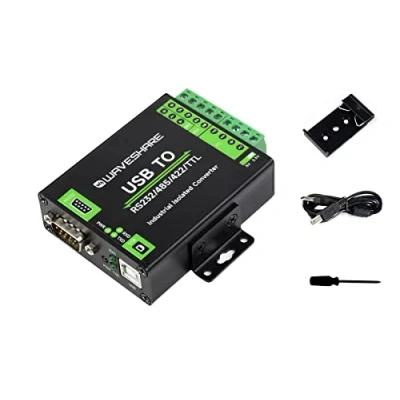 Abbildung von USB zu RS232/485/422/TTL Konverter mit Original FT232RNL Chip, Industrieller Isolierter Mehrfachem Schutz, Unterstützt die Umwandlung Mehrerer Kommunikationsschnittstellen