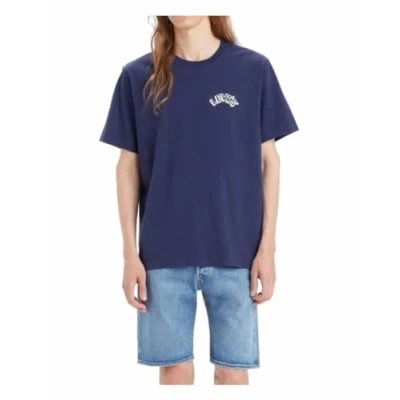 Abbildung von Levi&#039;s Herren SS Relaxed FIT Tee Blues, Ssnl Arched Headline Naval Academy, S