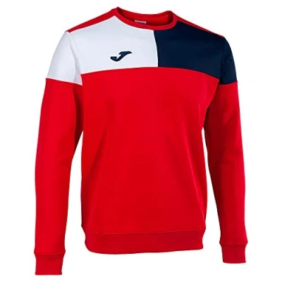 Abbildung von Joma Sweatshirt Mann Crew V rot Marineblau Weiss