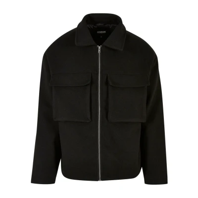 Abbildung von Urban Classics BIG Pocket Übergangsjacke, Herren, Größe: 3XL, Black