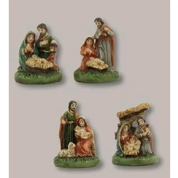 Abbildung von Unbekannt Krippenblock 4tlg. Heilige Familie Höhe 2,6cm