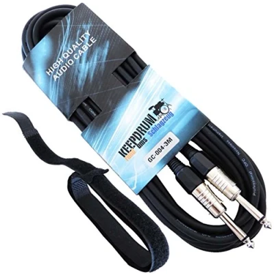 Abbildung von keepdrum GC 004 3m Instrumentenkabel Gitarrenkabel Klinke 6,3mm