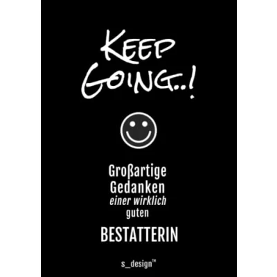 Abbildung von Notizbuch für Bestatter / Bestatterin: Originelle Geschenk Idee [120 Seiten liniertes DIN A4 blanko Papier]