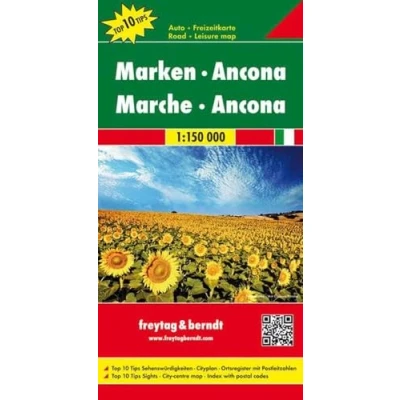 Abbildung von Marken Ancona, Autokarte 1:150.000, Top 10 Tips (freytag &amp; berndt Auto + Freizeitkarten)